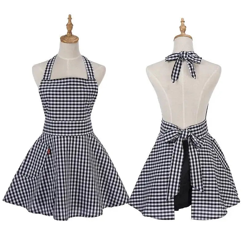 Tablier Vichy Bleu