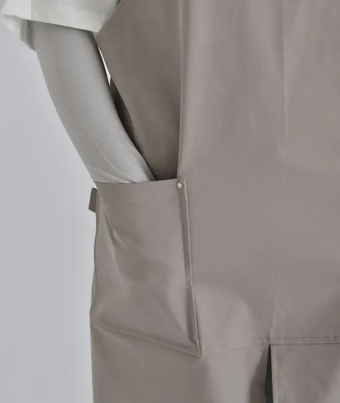 Waterproof Apron Coffee Restaurant Canvas Cover Work Suit Bib Pure Cotton Kitchen Uniform Factory Korean Japanese