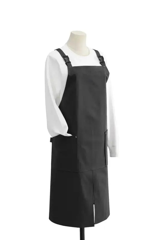 Waterproof Apron Coffee Restaurant Canvas Cover Work Suit Bib Pure Cotton Kitchen Uniform Factory Korean Japanese