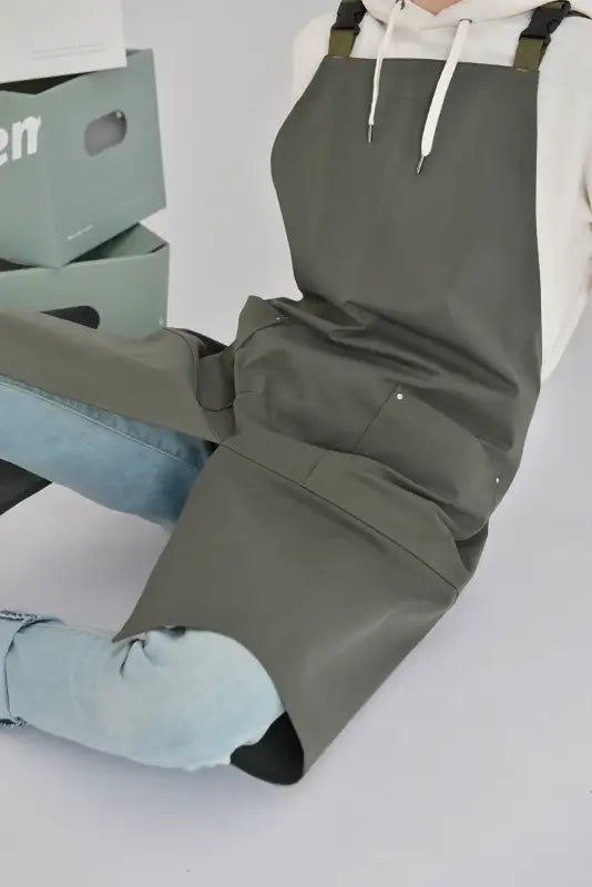 Tablier de Cuisine Imperméable Fendu avec Poches