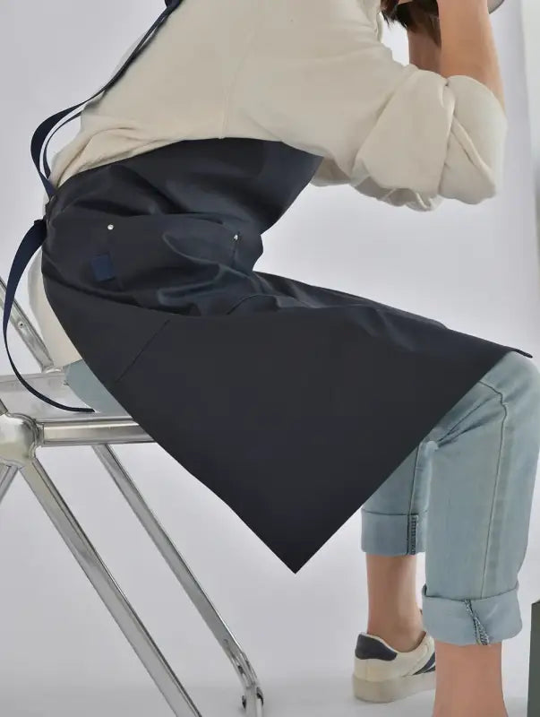 Waterproof Apron Coffee Restaurant Canvas Cover Work Suit Bib Pure Cotton Kitchen Uniform Factory Korean Japanese