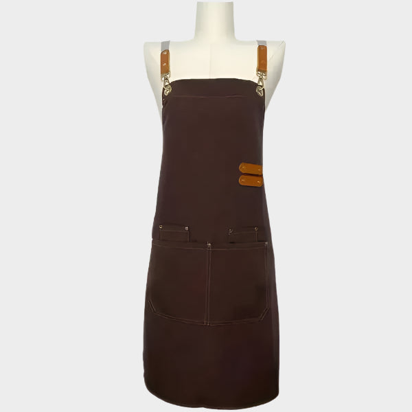 Tablier de Cuisine Imperméable avec Bretelles Croisées