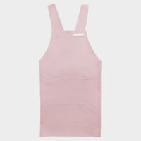Tablier Japonais Long Rose Croisé au Dos